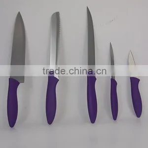 Color Nonstick Santoku Knives Stainless In Kitchen Knives With Block thumbnail-3