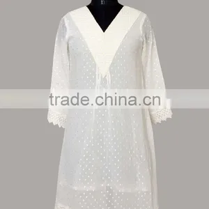 High Fashion Batwing Sleeve V Neckline Western Wear Clothing thumbnail-1