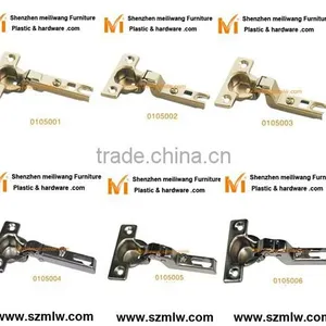 90 Degree Steel and Nickel Plated Mini Door Hinge thumbnail-4
