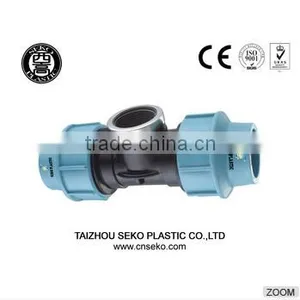 pp Compression Flange Fitting With Italy Style for Irrigation System/plastic Fittings Made in pp Irrigation System thumbnail-3