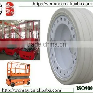 5.00-8 Price Tire, Solid Tires With Rim With Brake,tire for Lifting Platform thumbnail-1