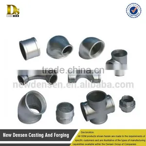Custom Production Casting 4 Inches Ductile Cast Iron Pipe Elbow thumbnail-1