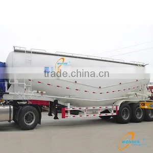 3 Axle Bulk Powder Semi-Trailer ,40m3 Powder Transportation Bulk Powder Semi-Trailer thumbnail-1