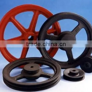 Low Carbon Steel Sheave,OEM Steel or Iron Casting Chain Pulley Wheels,V-steel Pulley thumbnail-3