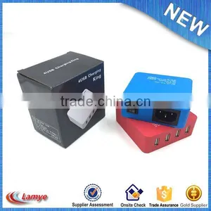Multi-function Usb Charger Cable/ Travel Fast 4 Port Wall Charger thumbnail-1