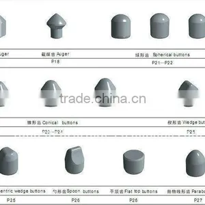 Carbide Countersink Drill Bit Buttons thumbnail-1