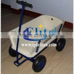Wooden Garden Trolley Cart thumbnail-1