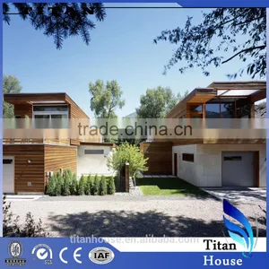 Galvanized Steel Prefab Wooden House Bungalow thumbnail-1