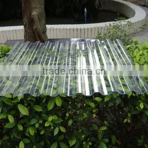 PC CORRUGATED Clear Roofing Sheet /tile Extrusion Machine CL Sheet Bayer Material thumbnail-1