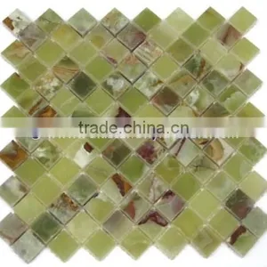 PAKISTAN CHEAP 2017 GREEN ONYX MOSAIC TILES COLLECTIONS thumbnail-2