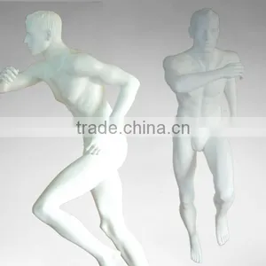Male Running Realistic Strong Athletic Fiberglass Mannequin Display For Sale thumbnail-5