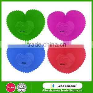 Lovely Heart Shape Silicone Cake Mold Cake Mold Chocolate Mold For Wedding thumbnail-1