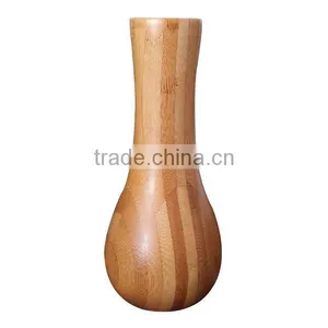 Quality Birch Flower Vase Home Desk Decoration, Whole Wood Vintage Flower Vase thumbnail-4