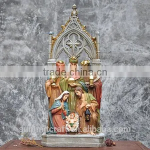 Handcarved Christianity Decoration Catholic Religious Statues thumbnail-1