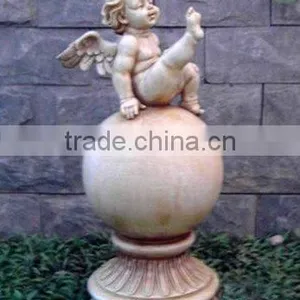FO-6320 Polyresin Garden Statue/Sculpture,outdoor Figure Statues,garden Angel Ornaments thumbnail-1