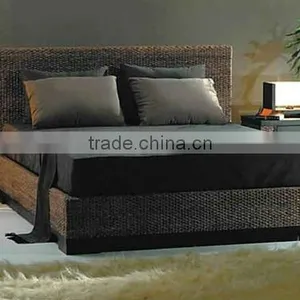 2012 Design/water Hyacinth Wood Rattan Single Bed/Furniture 2012 thumbnail-1