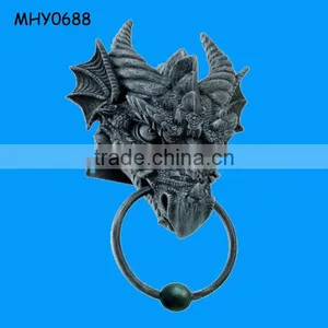 Ancient Horned Dragon Decorative Door Knocker thumbnail-1
