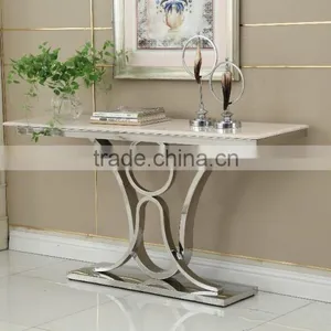 High End Stainless Steel Dinning Table Dinning Room Set Furniture AH1282 thumbnail-4