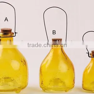 Three Size and Colorful Glass Bee / Pest / Insects Catcher thumbnail-5