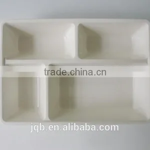 100% Melamine Plate Melamine Snack Tray With 3components thumbnail-4