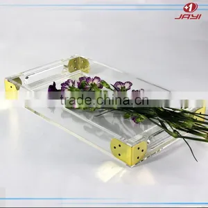 High Quality Custom Acrylic Serving Tray/Clear Acrylic Tray thumbnail-1