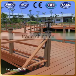 Wpc Hollow Outdoor Deck/wood Plastic Composite Board/plastic Skirting Board thumbnail-2