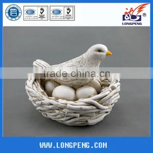 Wholesale White Polyresin Bird Figurines thumbnail-1