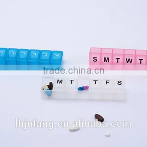 Hot Sell Plastic 7days Pill Box / Plastic Weekly Pill Box thumbnail-1