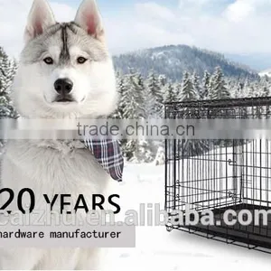 Black Cheap Poultry Farming Equipment Metal Large Steel Iron Dog Cage thumbnail-5