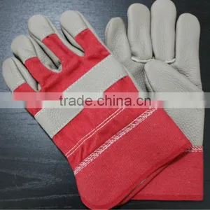 Cow Split Leather Safety Hand Gloves For Workers thumbnail-1