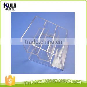Three Layers Transparent Plastic Business Card Case thumbnail-3