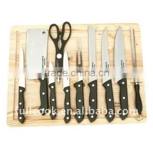 11 Piece Knife With Solid Wood Cutting Board thumbnail-1