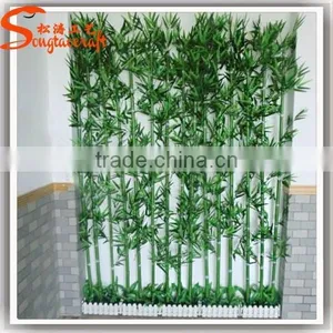 Guangzhou Supplier Wholesale Artificial Plastic Bamboo Poles Cheap Lucky Bamboo Tree Leaves Branch Plants Indoor Decoration thumbnail-4