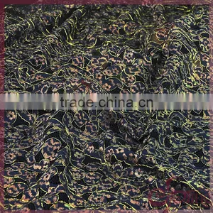 Jacuqard Floral Design Metallic Wholesale Swiss Lace Fabric for Dress/ Tops thumbnail-2