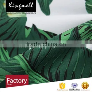 Custom Banana Leaf Digital Printed Cotton Textile Fabric thumbnail-1