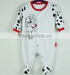 Knitted Baby Romper,cow Style Baby Rompers,100%cotton Interlock Baby Wear thumbnail-1
