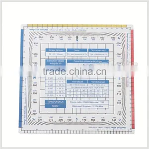 Kearing High Quality Flexible Plastic Square Protractor Naviation Plotters for Pilots # KPP-8 thumbnail-1