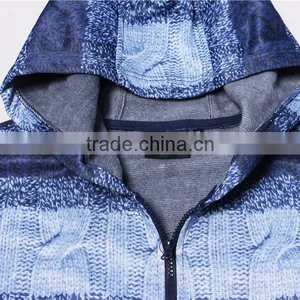 High Quality Style 100% Polyester Hoodie Printing Men Softshell Jacket thumbnail-6