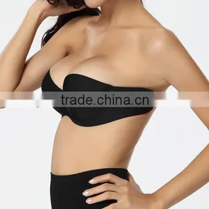 Girl Sexy 3/4 Thin Cup Push up Invisible Bra thumbnail-2