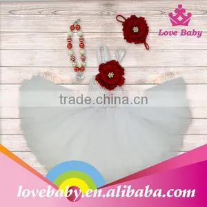 LBE4091285 0-36 Month Baby Skirts Fluffy Baby Short Tulle Dress With Crochet Top thumbnail-1