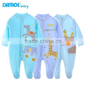 Sleeve Babysuits/plain Romper/newborn Romper thumbnail-2