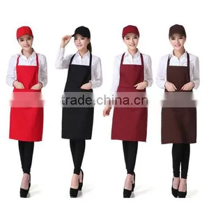 Spot Wholesale Solid Work Aprons Advertising Promotional Apron Aprons Customized Cafe Aprons thumbnail-1