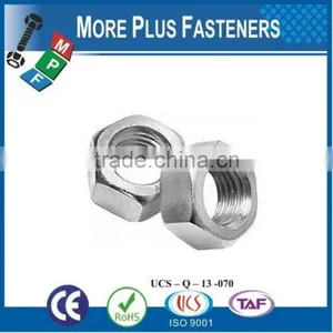 Made in Taiwan Zinc Plated Hexagon Nut thumbnail-1