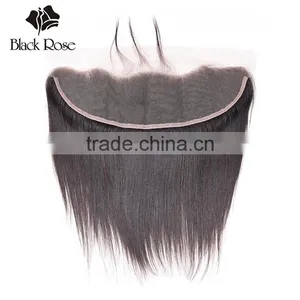 10-22 Inches 13x4 Ear to Ear Straight Wave 1b# Lace Indian Hair Frontal thumbnail-2
