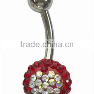 Heart Love Navel Piercing Belly Ring thumbnail-1