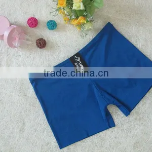Blue Women Seamless Underwear Boxer Short thumbnail-1