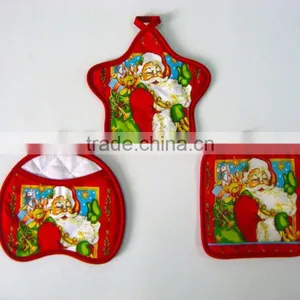 CUSTOMIZED Christmas DESIGN KITCHEN Printed Pot Holder With Neoprene thumbnail-1