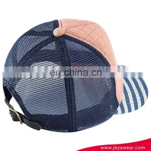 Fashion Mesh Trucker Baseball Cap With Washed Broken Pre-curved Visor thumbnail-2