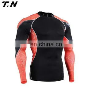 Printed Sublimation Rash Guard Custom Logo Rashguard Lycra thumbnail-6