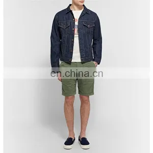2017 New Design Fashion Wholesale Custom Army-green Cotton-Ripstop Shorts thumbnail-3